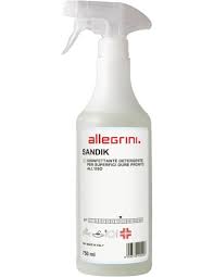 DET/AL SANDIK 750ML CTX12PZ DISINFETTANTE- detergente disinfettante per superfici dure PMC - FLAC. 750ML