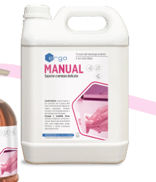 [SHCERG007D] DET/KD ERGO MANUAL SAPONE LIQUIDO DERMAT. KG5 CT X 4PZ